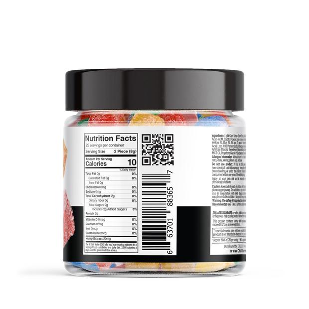 CBD Delta Eight Square Gummies - 1000X - Image 3